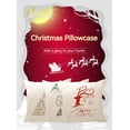 thumbnail image 3 of Yidarton Christmas Pillowcase Elk Letter Digital Printing Pattern Pillow Cover Linen Cushion Cover, 3 of 5