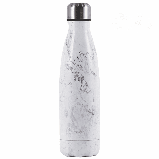 Stainless Steel Thermos Cup Outdoor Sports Pot Coke Bottle Thermos Cup White Dali