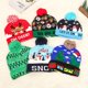 thumbnail image 3 of Gorro de Punto con Luz Led, Boina de Lana, Gorra de Tela de Jersey, Estampado de Dibujos, Papá Noel, Alce, Sombrero para Navidad, Accesorio para Año Nuevo, Regalo para Niños, 3 of 4