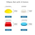 thumbnail image 6 of Bump Dots for Visually Impaired 155 Pcs Combo Pack(Yellow,Blue,White,Red) - Low Vision Aids Braille Stickers Raised Tactile Dots for Elderly, Blind, 6 of 6