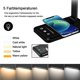 thumbnail image 3 of Lámpara de escritorio LED con cargador inalámbrico, puerto de carga USB, lámpara de escritorio para oficina en casa con 5 modos de iluminación y 5 niveles de brillo, control táctil, 30/60 Mi, 3 of 5