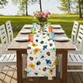 thumbnail image 4 of Table Runners 72 Inches Long Dress Scarves, Spring Butterfly Dragonfly Farmhouse Kitchen/Dining Table Runner, Coffee Tablerunners, Botanical Floral Colorful 14x72 Inch, 4 of 9