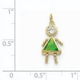 thumbnail image 2 of Beautiful 10k August Girl Birthstone Charm, 2 of 2
