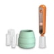 thumbnail image 3 of Herramienta de limpieza de pincel de maquillaje automático 12000 PRM recargables Cepillos electrónicos lavado Bowl Ajustable Hogar Suministros Naranja tholdsy CE001708-03B, 3 of 7