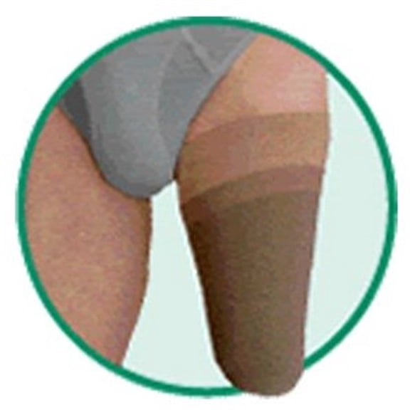 Juzo 3561 Silver Above Knee Prosthetic Shrinkers - 20-30 mmHg XLong Beige I