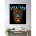 thumbnail image 2 of Bloom Theory Tiki Time Luau Party Totem Hawaii Polynesian Family Vacation Design Poster Wall Art, Modern Wall Decor, 24x36 UNFRAMED, 2 of 3