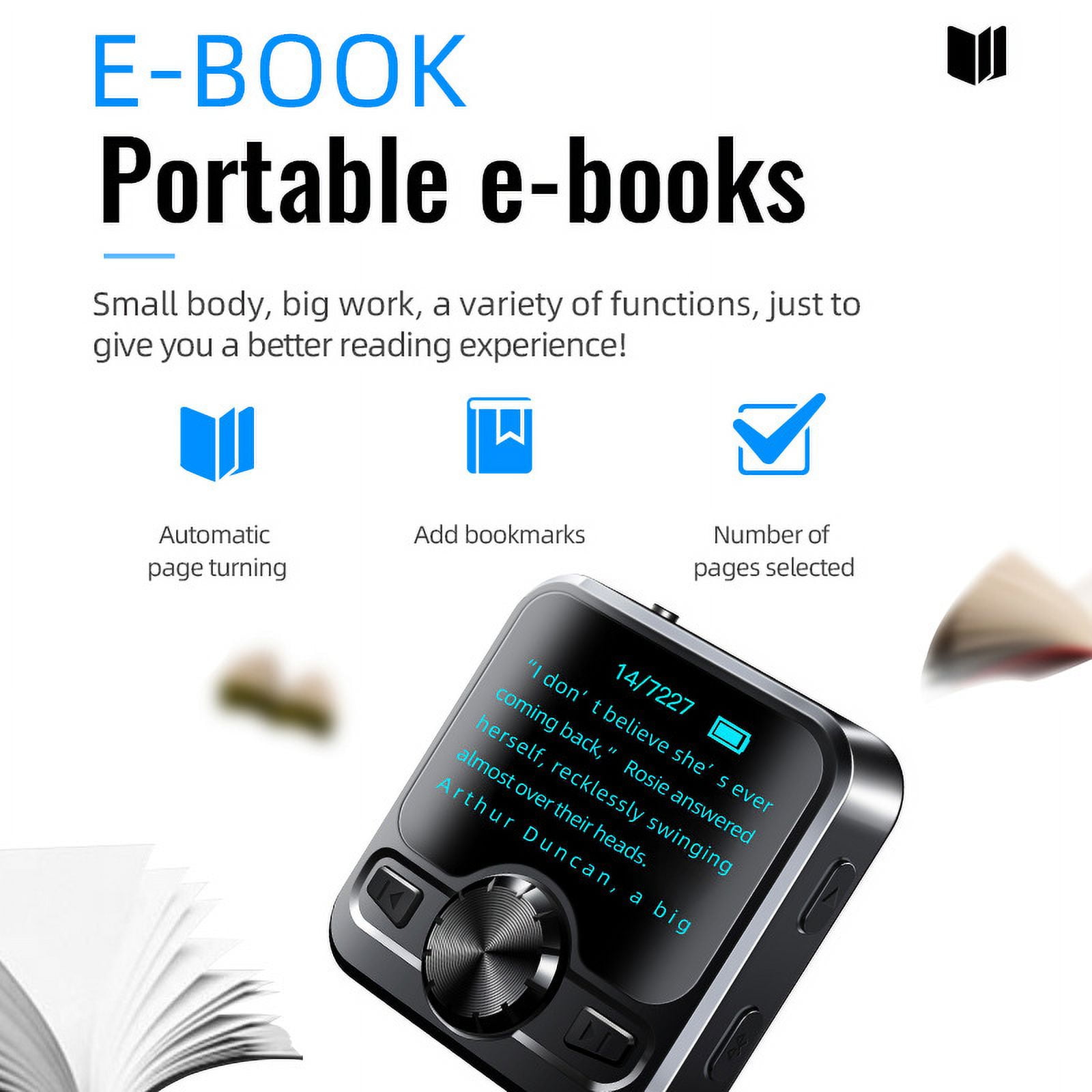 CJBZLCPCOO M9 sports mp4 e-book FM ai intelligent high definition noise reduction voice recorder, bluetooth mp3