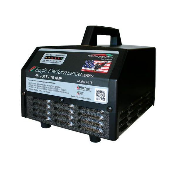 48V/18A PORTABLE EAGLE GOLF CART CHARGER; LITHIUM COMPATIBLE