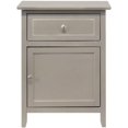 thumbnail image 3 of Glory Furniture Izzy Solid Wood 1-Drawer/1-Door Nightstand in Silver Champagne, 3 of 13