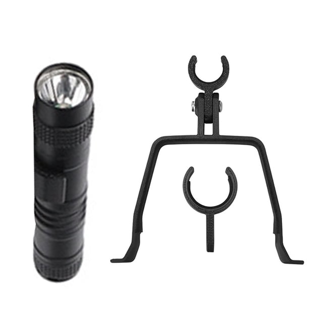 GUYUTING Damage Free Flashlight Mount for DJI FPV Illuminate Night Shooting AA Battery Powered Torch Bracket Explore Dark