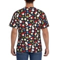 thumbnail image 2 of Rocae Rose Rabbit for Men's Moisture-Wicking Crew Tee - T-Shirt for Sports, Outdoor Activities, and Casual WearSmall, 2 of 9