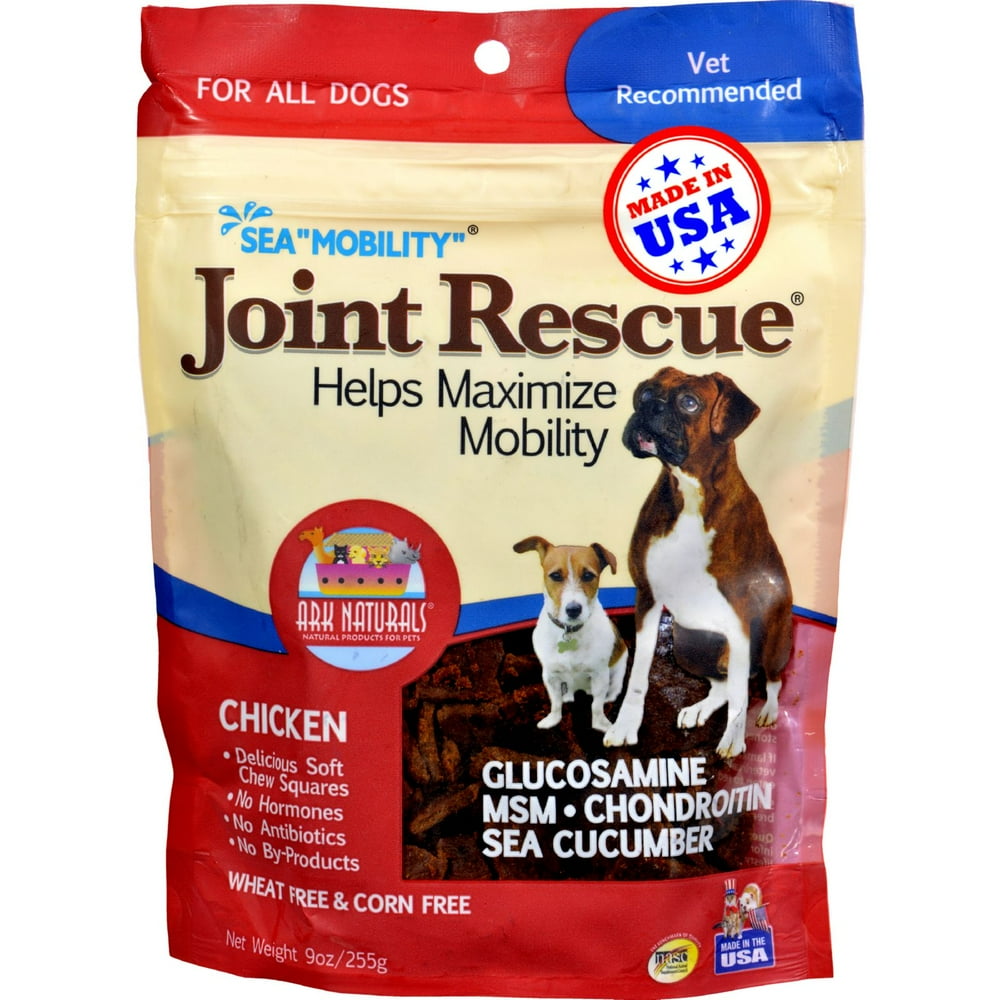 Ark Naturals Sea Mobility Joint Rescue Chicken Jerky for Dogs, 9 oz