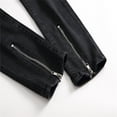 thumbnail image 4 of Jienlioq Mens Pants Clearance Men'S New Tight-Fitting Ripped Straight Hip-Hop Stretch Motorcycle Denim Trouser, 4 of 7