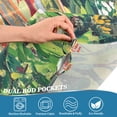 thumbnail image 5 of Yayeee Kitchen Curtains Tier Set of 2 Light Filtering 57"x36" Over Sink Window Panels, Art Goldfish Bowl, 5 of 7
