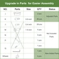 thumbnail image 7 of MAYEERTY 71" x 35" Metal Raised Garden Bed with Trellis Planter Box for Climbing Plants, White, 7 of 7