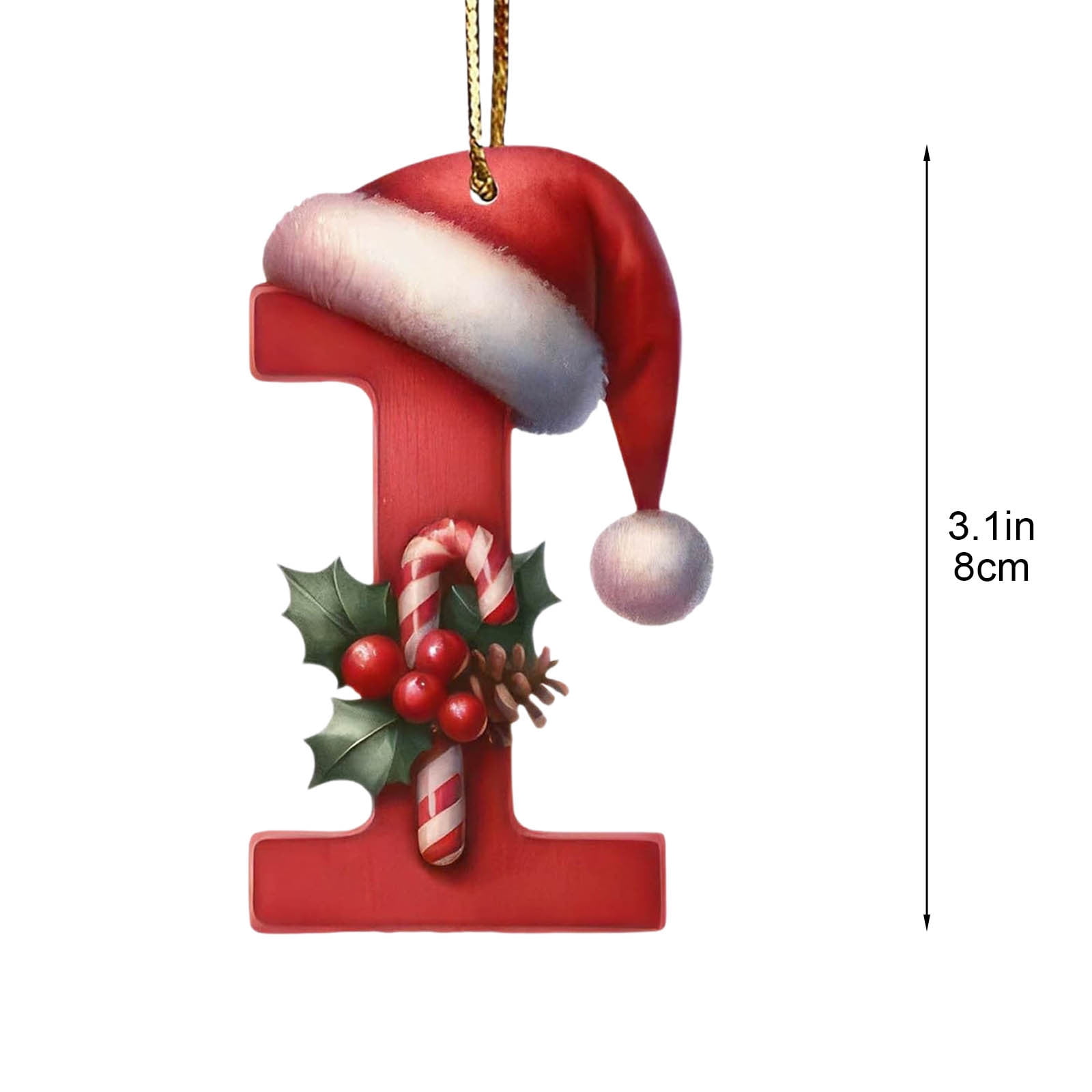 Dioche Décoration De Sapin De Noël En Fer Forgé - Pendentif Drôle Père Noël Assis Sur La Lune