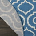 thumbnail image 5 of Nourison Jubilant Modern Moroccan Blue 5'3" x ROUND Area Rug, (5' Round), 5 of 8