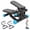 Blue, variant on Mini Steppers, Stair Steeper with Resistance Bands for Exercise, Portable Stair Steppers with Low Noise, 300 lbs Weight Capacity, Black