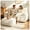 Beige, variant on MOONMISS Corduroy Double Bean Bag Sofa with Ottoman 2-Seater Cloud Soft for Living Room Bedroom,Beige