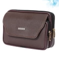 thumbnail image 3 of Greenadscape 1Ud Cartera De Cuero Resistente Para Con Espacio Para Teléfono Color Marrón, 3 of 8