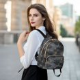 thumbnail image 6 of FORMRS Mini Backpack Purse for Women Quilted Travel Daypack Casual Shoulder Bag, Gray Sky Pattern, 6 of 7