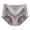 Grey, variant on Underwear Women Tummy Control Mid High Waist Lace Seamless Brief Briefs Panties For Women