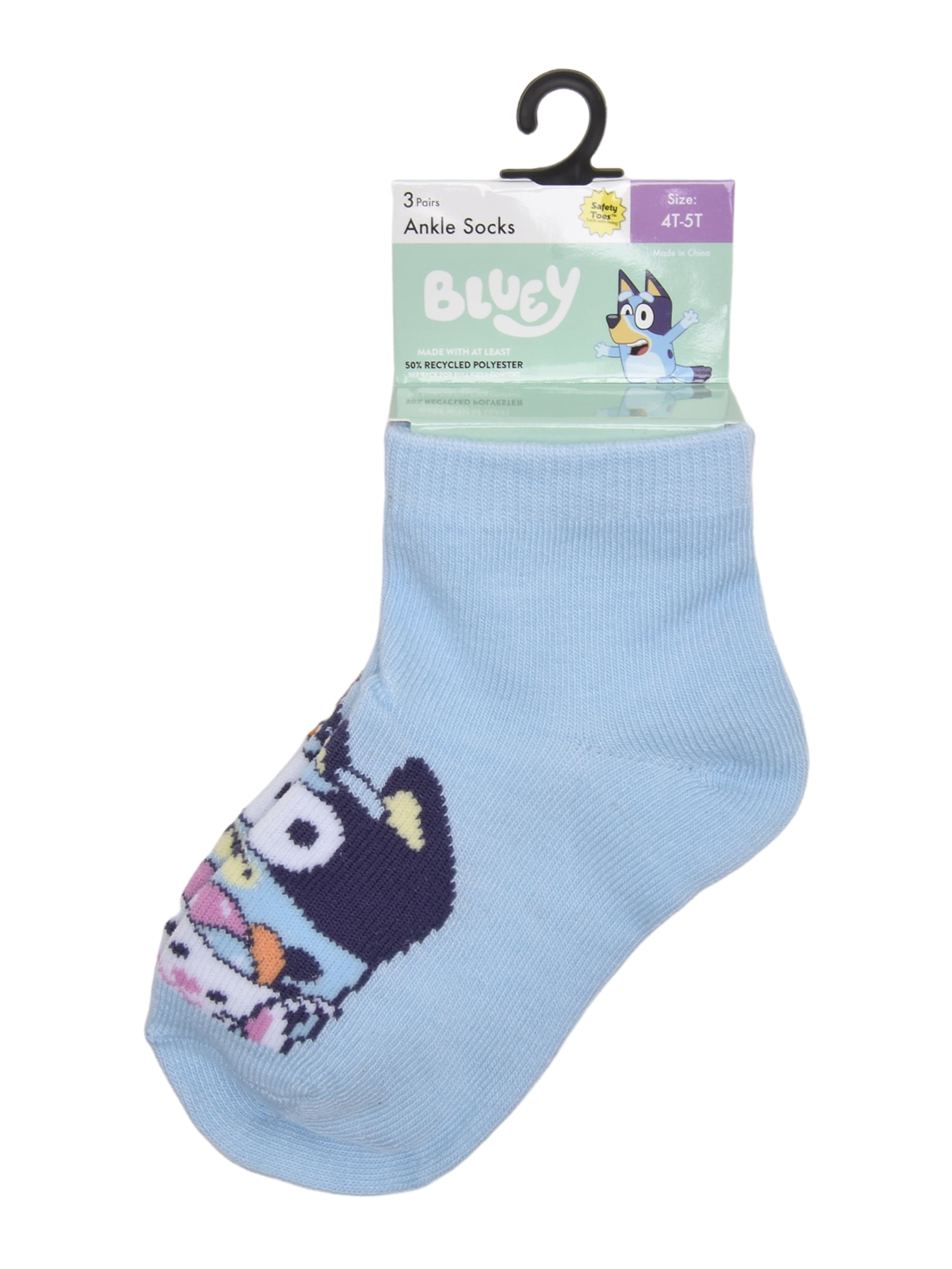 Character Toddler Ankle Easter Socks, 3-Pack, Sizes 12M-5T