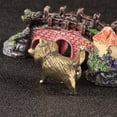 thumbnail image 5 of Cats Decors Figurines Brass Statue Cats Decorative Objects for Living Room,Bookshelf,Side Table Decorations, 5 of 8