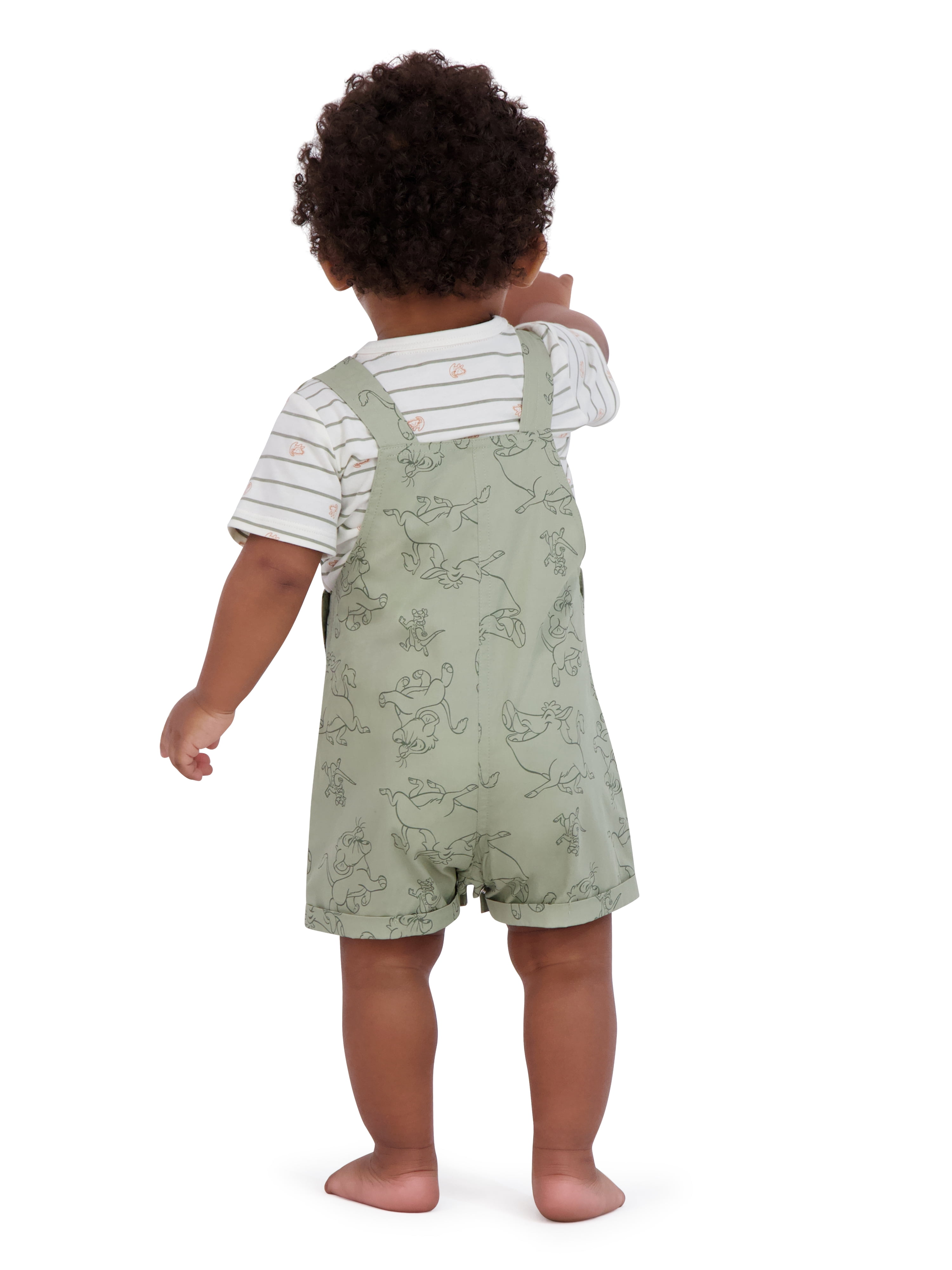 Lion King Simba Baby Boy Shortall Set, Sizes 0/3 Months-24 Months
