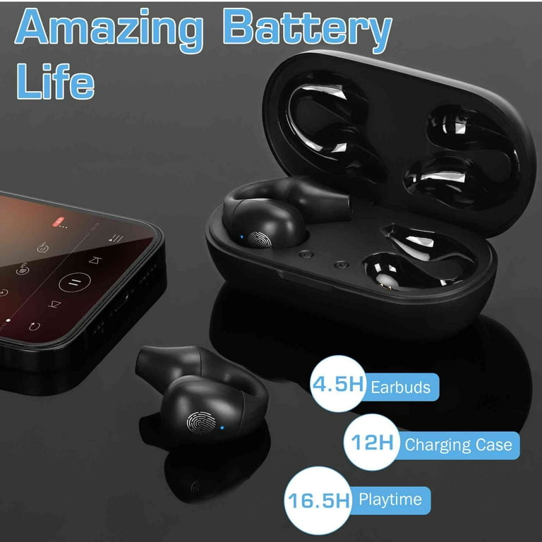 UrbanX QC3 True Wireless Earbuds Bluetooth Headphones Touch Control with  Charging Case Stereo Earphones in-Ear Built-in Mic Headset Premium Deep  Bass