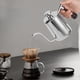 thumbnail image 2 of Tetera de acero inoxidable de 600 ml con boquilla para café, cuello de cisne, manual, 2 of 10