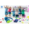 thumbnail image 3 of Crayola Boost Active Kids Casual Listening Built-in Microphone Bluetooth Over-Ear Headphones , Green , CHPBT348GRN, 3 of 9