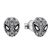 MAINSTREET CLASSICS Spider-Man Rhinestone Character Metal Stud Earrings