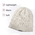 thumbnail image 3 of Gorros de invierno para mujer con forro grueso y cálido, gorro para mujer para clima frío, 3 of 6