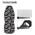 thumbnail image 5 of Yuyamidu Skull Car Seat Covers Waterproof Front Seat Covers Rose Automobile Front Seat Cover Easy to Install Car Interior Automotive Universal Fit Most Cars, 5 of 7