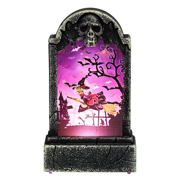 BNNG Halloween Tombstone Yard Sign Decorations Outdoor, Glow in the Dark Halloween Tombstone Lawn Sign with Stakes, Halloween Props for Yard Garden Outdoor Halloween Party Decor