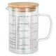 thumbnail image 2 of Tazas de café ANGGREK Varios tamaños Taza Medidora de Vidrio Mango ancho Vidrio de Borosilicato, 2 of 8