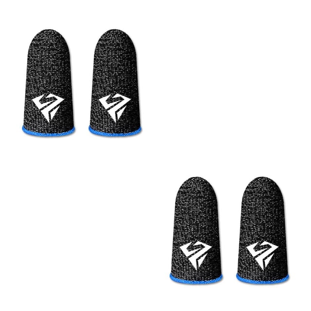 Methold 10 piezas de guantes de pantalla táctil antideslizantes a prueba de sudor para juegos de teléfono, cubiertas antihuellas tejidas a Type7 NO7