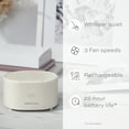 thumbnail image 4 of ConairPure Portable HEPA Air Purifier, 3 Fan Settings, Sand, 4 of 14