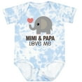 thumbnail image 3 of Inktastic Mimi and Papa Love Me Elephant Boys or Girls Baby Bodysuit, 3 of 5