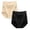 Black 1PCS & Beige 1PCS, variant on XEGLSBU Women Panties High Waisted Lift Underpants Comfortable Full Coverage Underwear Soft Stretch for Lady 2 PCS Size XXXXL