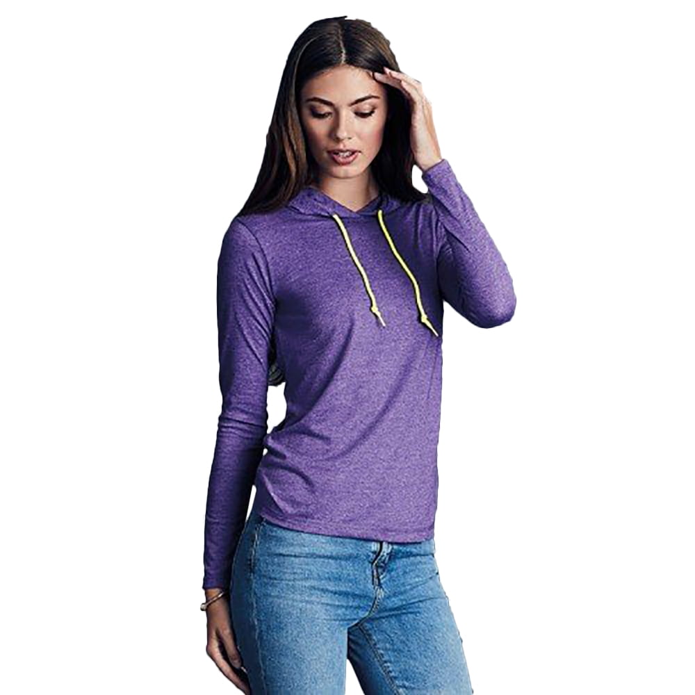 Anvil Womens Fashion Plain Long Sleeve 