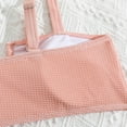 thumbnail image 6 of NAISIBABY Girls Bikini Swimsuit 2-Piece, Adjustable Strap Quick Dry High Waist Triangle Summer Beach Bathing Suits Pink 12T, 6 of 7