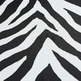 thumbnail image 2 of Zebra Shower Curtain, White and Black Zebra Stripe Print Fabric Shower Curtains for Bathroom, Waterproof Bathroom Curtains, 62" W x 84" H, 2 of 4
