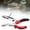 Red, variant on 5Ijo 6-Inch Pointed-Nose Pliers|Long Reach Long Nose Pliers 6 Inches Mini Wire Cutter With High Leverage TPR Handles Jewelry Making Pliers For Hard To Reach Narrow Reduce Efforts