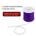 thumbnail image 2 of Hilo de Nylon Unique Bargains Rebordear Anudar Cordón 0,6mm 50 yardas Trenzado Nylon Oscuro púrpura, 2 of 5