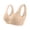 Beige, variant on 2 Pack Wireless Seamless Sports Bras for Women High Impact Supportive Bras for Large Bust