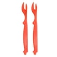 thumbnail image 1 of Vaisselle 2 Pcs Kit de Retrait de Chair de Crabe pour Amateurs de Fruits de Mer – Pics Bleus Ou Rouges en Acier Inoxydable pour Dîners en Famille et Fêtes 2 Pcs, 1 of 3