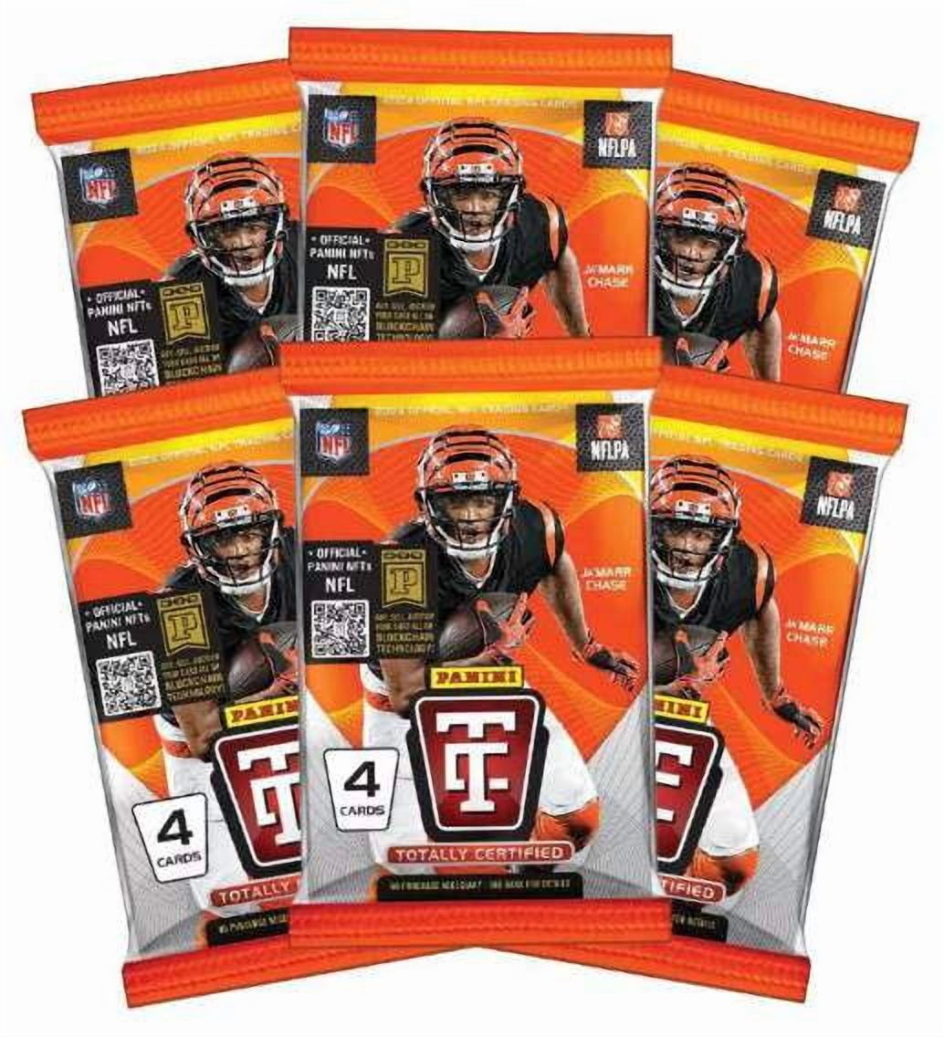 NFL Panini 2024 Totally Certified Football Trading Card BLASTER Box (6 Packs)