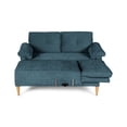 thumbnail image 4 of Sala Modular Reversible De Velvet Olivo Modelo Sergey, 4 of 11
